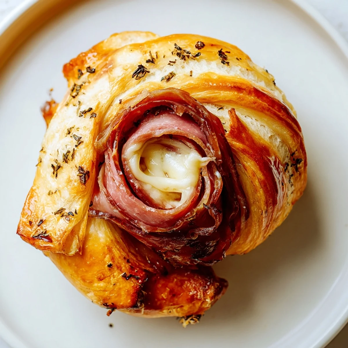 Golden Beef and Cheese French Dip Roll Ups arranged on a rustic wooden board with small bowl of savory au jus