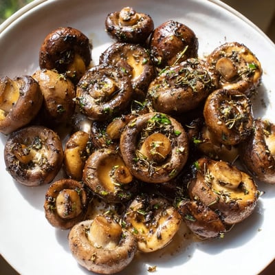 Sautéed Grilled Garlic Mushrooms