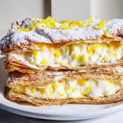 Lemon Ricotta Mille Feuille